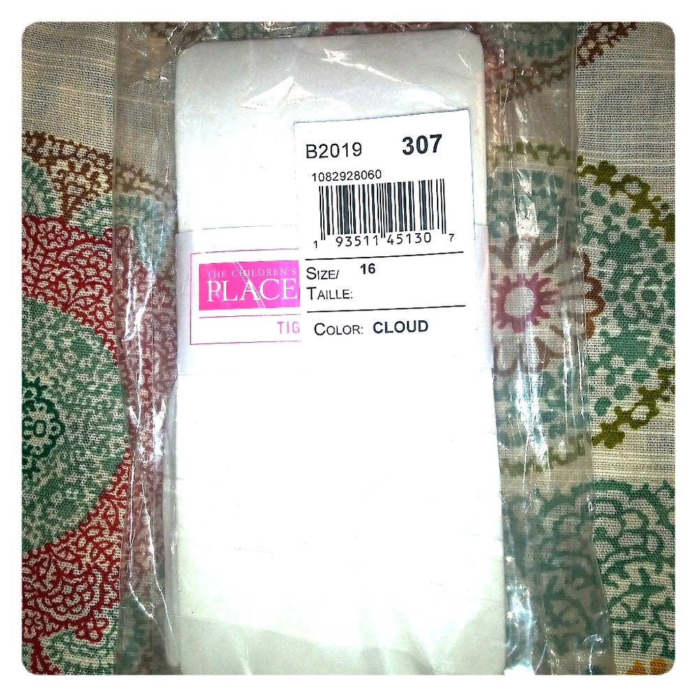 NWT white tights